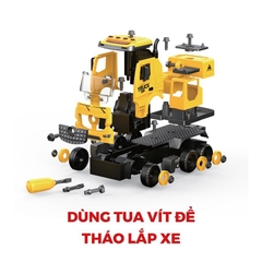 Đồ Chơi Lắp Ráp Vecto Diy Xe Cần Cẩu VT9070B