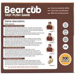 Đồ Chơi Game Pop It 200 Cấp Độ Bear Cub HP06