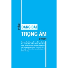 Bài Tập Phát Âm Trọng Âm Tiếng Anh (Ôn Thi Vào Lớp 10 Và 10 Chuyên)