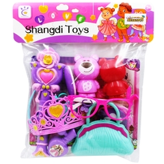 Đồ Chơi Phụ Kiện Công Chúa Kèm Tô Màu Tranh Công Chúa Shangdi Toys A666-121/212