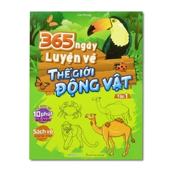 365 Ngày Luyện Vẽ Thế Giới Động Vật Tập 1