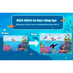 Sách Trò Chơi Bóc Dán Cảm Xúc - Đại Dương