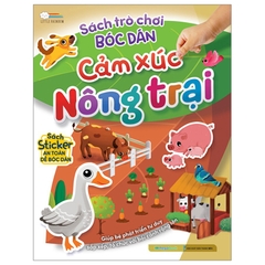 Sách Trò Chơi Bóc Dán - Cảm Xúc Nông Trại