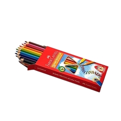 Bút Chì Màu Faber-Castell 11653820 Junior Triangular 20 Màu Kèm Gọt