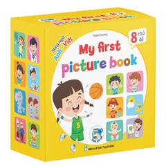 Bộ 8 Cuốn Sách My First Picture Book - Song Ngữ Anh Việt - 8 Chủ Đề