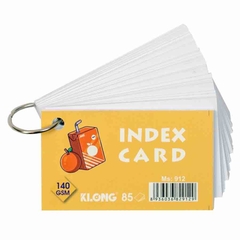 Tập Thẻ Ghi Chú K.Long Index Card 912 85Tr