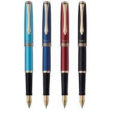 Bút Máy Pentel F700CF-C Mực Xanh, Thân Xanh