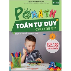 Pomath Toán Tư Duy Cho Trẻ Em 4-6 Tuổi Tập 3