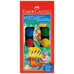 Khay Màu Nước  Faber Castell 12 Bánh Màu 125011