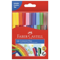 Bút Lông Màu Connector Faber-Castell 10 Màu