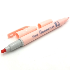 Bút Dạ Quang 2 Đầu Pastel Pentel-SLW11P-F