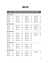 Tuyển Chọn Đề Thi Học Sinh Giỏi Toán Tiểu Học
