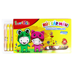 Bút Sáp Màu Frog & Cat Smart Kids SK-CR0007