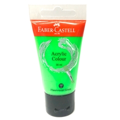 Tuýp Màu Vẽ Acrylic 30ml Faber-Castell - Màu Xanh Lá Neon