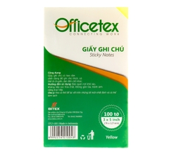 Giấy Note Officetex 3x5 - Màu Vàng