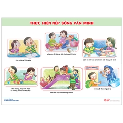 Bộ Tranh Tổng Hợp: Bé Rèn Luyện Kĩ Năng Sống