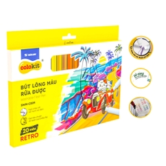 Bút Lông Màu Rửa Được Colokit SWM-C009 20 Màu