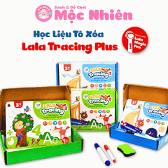 Học liệu tô xóa Lala Tracing Plus - Đồ chơi giấy tô xóa thông minh đồ chơi tô xóa cho bé -Lalala baby