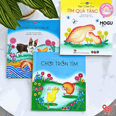 Combo 03 cuốn Sách Truyện Ehon cho bé 1-2-3 tuổi - Bé yêu thương gia đình - MOGU