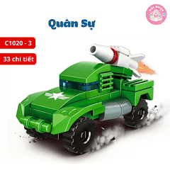 Đồ chơi lắp ráp Woma C1020 - Quân sự (Hộp lẻ)