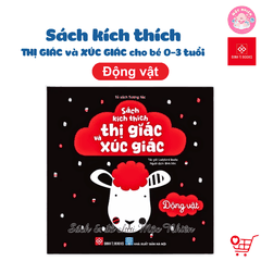 Sách kích thích thị giác và xúc giác cho bé 0-3 tuổi - Đinh Tị Books