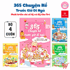 Sách - 365 chuyện kể trước giờ đi ngủ - Những câu chuyện phát triển chỉ số IQ và EQ cho trẻ từ 2-12 tuổi - Đinh Tị Books