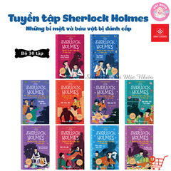 Combo 10 Quyển Sách - Tuyển tập Sherlock Holmes - Những bí mật và báu vật bị đánh cắp - Đinh Tị Books