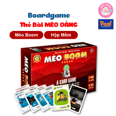 Board game - Thẻ bài Mèo Oẳng-Mèo Zombie-của Foxi Toy - Trò chơi gia đình-bạn bè-hấp dẫn-kịch tính