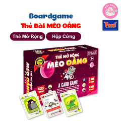 Board game - Thẻ bài Mèo Oẳng-Mèo Zombie-của Foxi Toy - Trò chơi gia đình-bạn bè-hấp dẫn-kịch tính