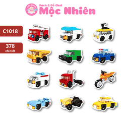 Đồ chơi lắp ráp Woma C1018- Xe trong thành phố (Hộp lẻ)