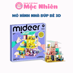 Đồ chơi lắp ráp Mô hình nhà búp bê biệt thự Mideer - Creative 3D Villa