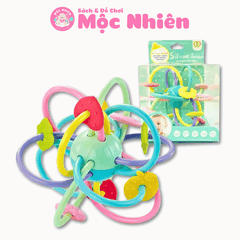 Đồ chơi lục lạc gặm nướu silicone cho bé sơ sinh - Goodway - G205