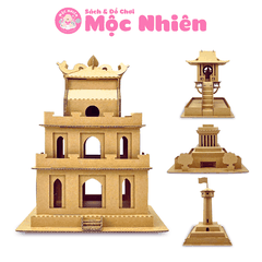 Đồ chơi giấy từ bìa carton cao cấp - Mô hình lắp ráp địa danh Việt Nam (Nhiều mẫu) - Magix