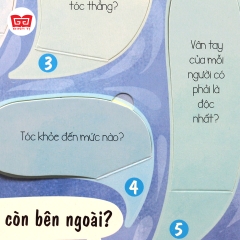 Sách Tương Tác Lật Mở Khám Phá Khổ lớn Lift-The-Flap - Lật mở khám phá - The Human Body - Cơ thể người (Dành cho bé từ 5-12 tuổi) - Đinh Tị Books