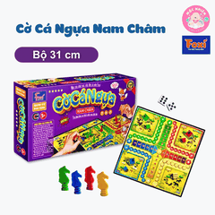 Đồ chơi Cờ cá ngựa có nam châm dễ chơi không sợ rơi quân cờ - Hiệu Foxi