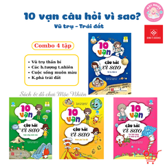 Combo 4 quyển Sách - 10 vạn câu hỏi vì sao - Vũ trụ - Trái đất - Đinh Tị Books