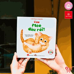 Sách Ehon - Ú Òa, Quả Gì Đây?, Ú Òa, Mèo Đâu Rồi?, và Ú Òa, Ra Vườn Thôi! Bộ 3 tập - Cho trẻ 0 - 6 tuổi - Đinh Tị Books