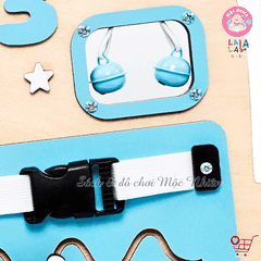 Bảng bận rộn Busy board mới 2025 rèn luyện vận động tinh Lalala baby