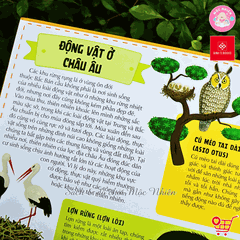 Sách Atlas Động Vật – Khám Phá Thế Giới Động Vật (6 tuổi trở lên) – Đinh Tị Books