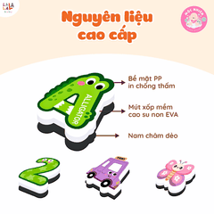 Đồ chơi nam châm Lala Magnet Plus hỗ trợ phát triển khả năng tư duy, Nâng cấp trải nghiệm học tập - Lalala baby