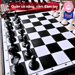 Bộ Hộp Cờ Vua Nam Châm Chess Bàn 31cm, 28cm - Hiệu Foxi - Cờ vua quốc tế kèm hộp đựng