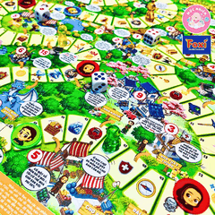 Boardgame Đi tìm kho báu phần 1 bản mới cao cấp Foxi - Bàn cờ cứng, các chi tiết nhựa