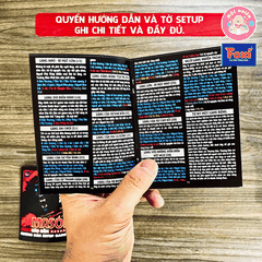 Board game Bài Ma Sói Săn Đêm Việt hóa Foxi - Werewoft-80 lá-78 lá tặng 2 thẻ mở rộng - Thẻ in siêu dày
