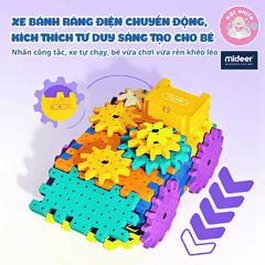 Mô hình lắp ráp Mideer lắp ghép động cơ bánh răng Electrogear Block Set