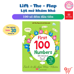 Sách Tương Tác Lật Mở Khám Phá Khổ lớn Lift-The-Flap - First 100 Numbers - 100 số đếm đầu tiên Lift-the-flap - Lật mở khám phá - Cars - Thế giới ô tô - Đinh Tị Books