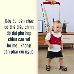 Đai tập đi cho bé, Đai hỗ trợ tập đi có đệm êm, chắc chắn, an toàn cho trẻ sơ sinh - Pipo Vietnam