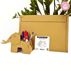 Đồ chơi giấy từ bìa carton cao cấp - Hộp bút để bàn giấy carton (Nhiều mẫu) - Hộp đựng bút Magix