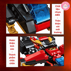 Đồ chơi lắp ráp xếp hình Qman 3105 - Người băng sao hỏa (908 mảnh ghép)