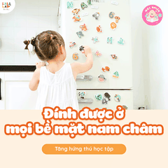 Đồ chơi nam châm Lala Magnet Plus hỗ trợ phát triển khả năng tư duy, Nâng cấp trải nghiệm học tập - Lalala baby
