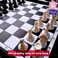 Bộ Hộp Cờ Vua Nam Châm Chess Bàn 31cm, 28cm - Hiệu Foxi - Cờ vua quốc tế kèm hộp đựng